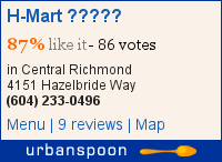 H-Mart Richmond on Urbanspoon