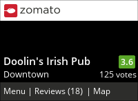 Doolin's Irish Pub on Urbanspoon