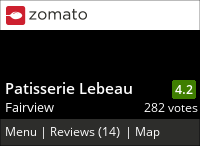 Patisserie Lebeau on Urbanspoon